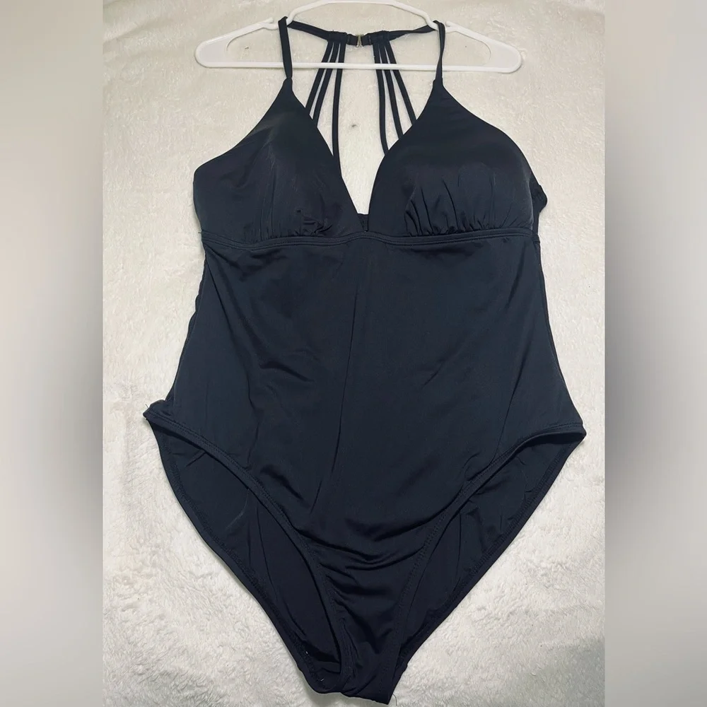 La Blanca‎ Black Swimsuit one piece Sz 14